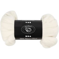 Merino Wool, thickness 21 my, off-white, 100 g/ 1 pack
