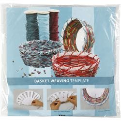 Basket Weaving Template, H: 8 cm, dia. 14 cm, transparent, 10 pc/ 1 pack
