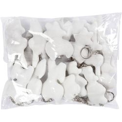 Fabric Figures with key rings