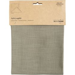 Fabric napkin, size 42x42 cm, 185 g, dusty green, 2 pc/ 1 pack