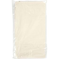 Drawstring Bag, size 37x41 cm, 115 g, light natural, 3 pc/ 1 pack