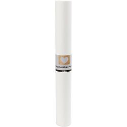 Faux Leather Paper, W: 50 cm, one coloured, 350 g, white, 1 m/ 1 roll