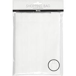 Shopping Bag, size 38x42 cm, 130 g, white, 1 pc