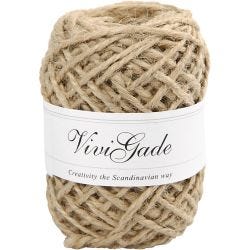 Natural Hemp, thickness 1-2 mm, natural, 30 m/ 1 roll