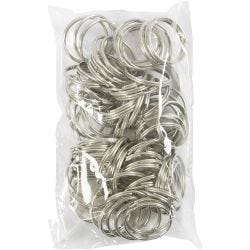 Key rings, dia. 30 mm, 80 pc/ 1 pack