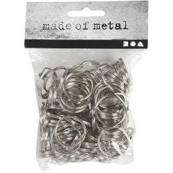 Key rings, dia. 25 mm, 100 pc/ 1 pack