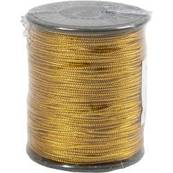 Thread, thickness 0,5 mm, gold, 100 m/ 1 roll