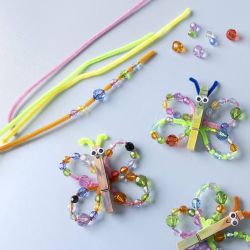 Chenille, L: 30 cm, thickness 6 mm, colorful, 25 asstd./ 1 pack