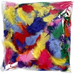 Down, size 7-8 cm, assorted colours, 50 g/ 1 pack