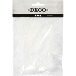 Down, size 5-12 cm, white, 15 pc/ 1 pack