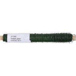 Florist Wire, thickness 0,5 mm, green, 50 m/ 1 roll