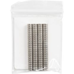 Power magnet ”NdFeB” , dia. 5 mm, thickness 2 mm, 100 pc/ 1 pack