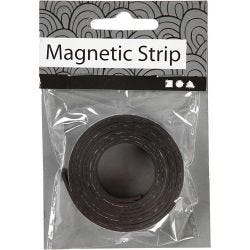 Magnetic strip, W: 12,5 mm, thickness 1,5 mm, 1 m/ 1 pack