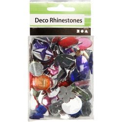 Rhinestones, size 10-15 mm, 15 g/ 1 pack