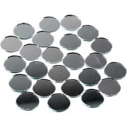 Mirror Mosaic Tiles, round, dia. 18 mm, thickness 2 mm, 400 pc/ 1 pack