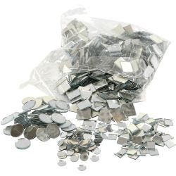 Mirror Mosaic Tiles, dia. 10-18 mm, thickness 2 mm, 1900 pc/ 1 pack