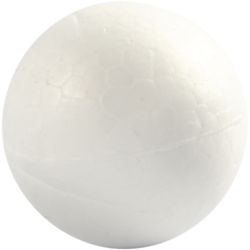 Polystyrene Balls, dia. 4 cm, white, 10 pc/ 1 pack