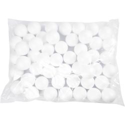 Polystyrene Balls, dia. 7 cm, white, 50 pc/ 1 pack