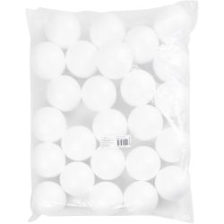 Polystyrene Balls, dia. 8 cm, white, 25 pc/ 1 pack