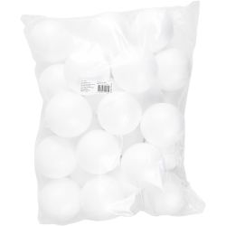 Polystyrene Balls, dia. 10 cm, white, 25 pc/ 1 pack