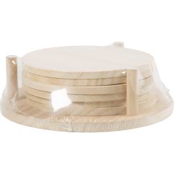 Slices, dia. 9,5 cm, thickness 5 mm, 6 pc/ 1 pack