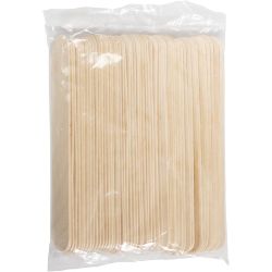 Ice lolly sticks, L: 20 cm, W: 25 mm, natural, 50 pc/ 1 pack
