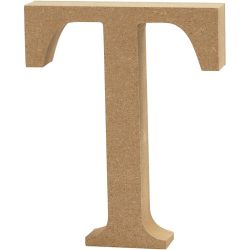 Letter, T, 13 cm, 2 cm, 1 pc