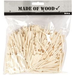 Matchsticks, L: 48 mm, dia. 2 mm, 850 pc, 100 g/ 1 pack