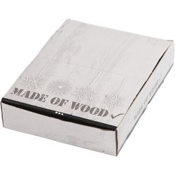 Ornaments, dia. 7 cm, thickness 0,3 cm, 200 pc/ 1 pack