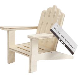 Garden Chair, H: 9 cm, D. 9 cm, W: 7,5 cm, 1 pc