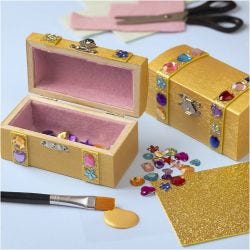 Treasure chest, size 11,5x5,8x5,8 cm, 1 pc