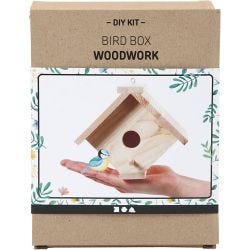 Bird box, H: 13 cm, D. 14,5 cm, W: 16 cm, 1 pc