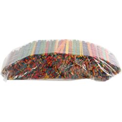 Construction sticks, L: 11,4 cm, W: 10 mm, assorted colours, 1000 pc/ 1 pack
