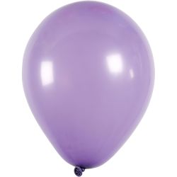 Balloons, round, dia. 23 cm, purple, 10 pc/ 1 pack