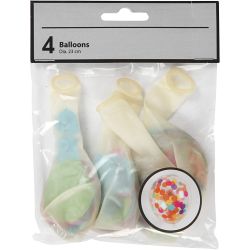 Balloons with Confetti