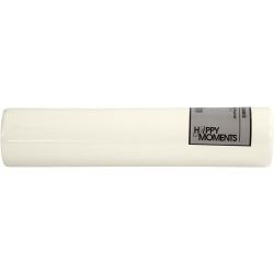 Imitation Fabric Table Runner, W: 35 cm, 70 g, cream, 10 m/ 1 roll