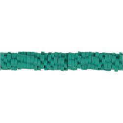 Clay Beads, dia. 5-6 mm, hole size 2 mm, turquoise, 145 pc/ 1 pack