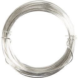 Silver-plated Wire, thickness 0,4 mm, silver-plated, 20 m/ 1 roll