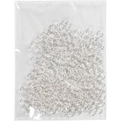 Jump Ring, size 5,4 mm, thickness 0,7 mm, silver-plated, 500 pc/ 1 pack