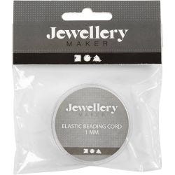 Elastic Cord, flat, thickness 1 mm, 10 m/ 1 roll