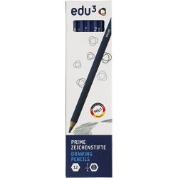 edu Drawing Pencil, 2B, 12 pc/ 1 pack