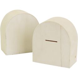 Wooden money box