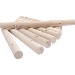Wooden rods for trivet