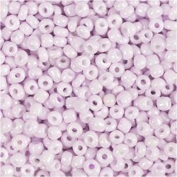 Rocaille Seed Beads, dia. 3 mm, size 8/0, hole size 0,6-1,0 mm, soft rose, 25 g/ 1 pack