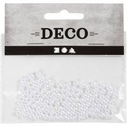 Wax Beads, dia. 4 mm, hole size 0,7 mm, mother-of-pearl, 150 pc/ 1 pack