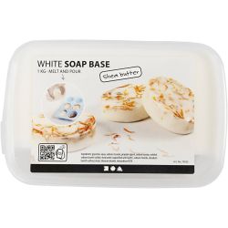 White Soap Base with Shea Butter, white, 1 kg