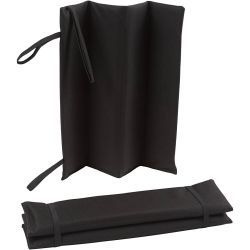 Foldable seat pad, size 31x33 cm, black, 12 pc/ 1 pack