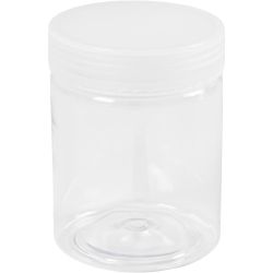 Plastic storage jars
