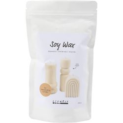 Soy wax, For freestanding candles, cream, 250 g/ 1 pack