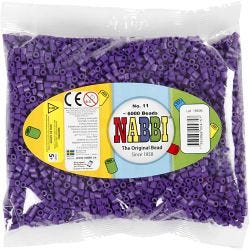 Fuse Beads, size 5x5 mm, hole size 2,5 mm, medium, dark purple (32234), 6000 pc/ 1 pack